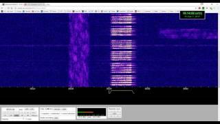 Polish E11 "Oblique" number station at 8530 kHz (long message)