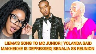 LIEMA'S Song to MC JUNIOR | YOLANDA said MAKHEKHE is Depressed| BBNAIJA S8 Reunion