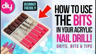 How to Use Acrylic Nail Drill Bits