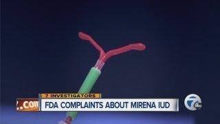 FDA complaints about Mirena IUD