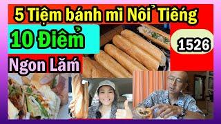 10 điểm _Thử 5 tiệm bánh mì nổi tiếng ngon, sống ở mỹ #1526