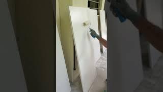 Πώς βάφω φύλλο ντουλάπας #βαψίματα #diy