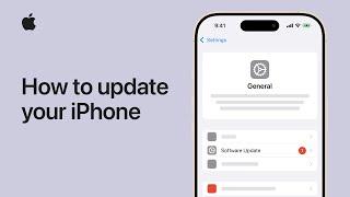 How to update your iPhone | Apple Support