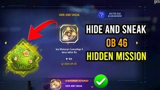 After Update New Hidden Achievement Mission | Hide And Sneak  Achievement Mission | Visu Gaming