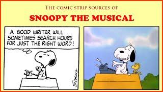 Snoopy The Musical (TV special): all scenes based on individual Peanuts strips