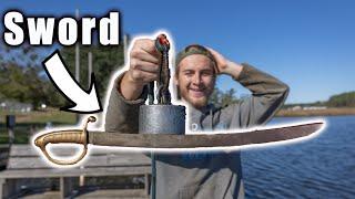 My BIGGEST Magnet Fishing JACKPOT Ever - 2 Swords Found Magnet Fishing (My Best Find Yet)