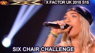 Bella Penfold  Gets Golden Buzzer - Safe Seat To Judge House  | Six Chair Challenge X Factor UK 2018