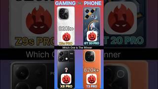  Antutu Score  Gaming Phone | Infinix GT 20 Pro vs Poco x6 Pro vs IQoo z9s pro Vs Vivo T3 Pro 