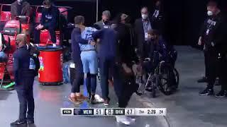 Ja Morant LEG Injury Full Video | No more game? | Taken in a Wheelchair | YebScore