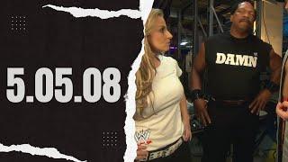 WWE Raw - 05.05.08  - Trish Stratus, Trevor Murdoch, Ron Simmons Backstage Segment
