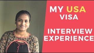 Dependent Visa Interview Experience | USA Tamil vlog