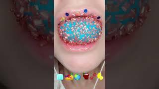 ASMR Trolli Gummy Planet  #asmr #mukbang #food