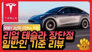 테슬라 모델Y  5만km 일반인 시승기  장단점 현실적 리뷰