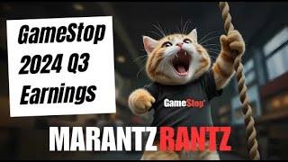 GameStop Stock - GME -Q3 2024 EARNINGS Watch Party - 12/10/2024 - W/ Marantz Rantz