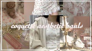 coquette aesthetic hauls // tiktok compilation ೄྀ࿐ ˊˎ-