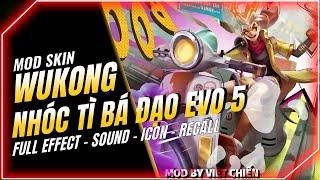 [Cập Nhật 8/9] Mod Skin Ngộ Không Nhóc Tỳ Bá Đạo Evo Bậc 5 Mới Nhất Sau Update 5/9 - Wang Mod Skin