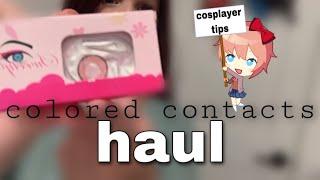 Where to buy cosplay contacts ⁉️ Uniqso Haul