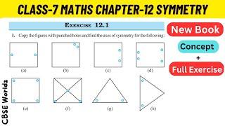 Class 7 Maths Chapter 12 Symmetry NCERT Exercise 12.1 Full Solved #class7maths