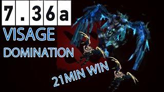 WHY is Visage so INSANE in 7.36a?! TOP TIER OFFLANER (DotA 2)