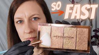 Fast ASMR, The Fastest Makeup Application Ever! No Talking, DIFFERENT than what you're used to 