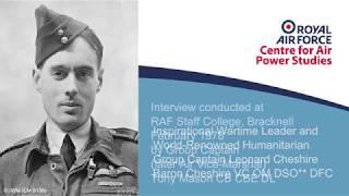 RAF CASPS Historic Interview | Group Captain Leonard Cheshire