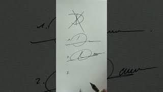 How to sign the letter D?️ #calligraphy #letter #signature #art #handwriting #caligrapghy #love