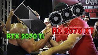 RTX 5070 Ti VS RX 9070 XT