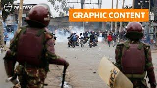 WARNING: GRAPHIC CONTENT - Clashes in Kenya over tax hike