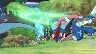 UK: Ash-Greninja versus Mega Charizard X! | Pokémon the Series: XYZ | Official Clip