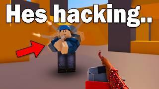 I DESTROYED Hackers in Roblox Arsenal...