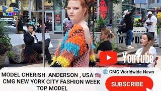 Cherish Anderson Runner-up for CMG New York City Fashion Model 101, 2024 CMG Travel Award to Paris