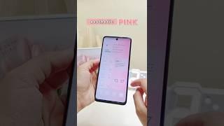 🫁 make your android homescreen aesthetic pink theme (phone customization) #pink #theme #android