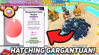 Hatching the #1 GARGANTUAN Grim Reaper from the Gargantuan Machine Egg!