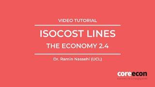 Video tutorial: Isocost lines