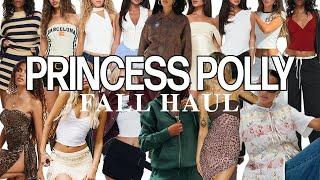 HUGE Fall Haul from Princess Polly! (cute outfit ideas + discount code)