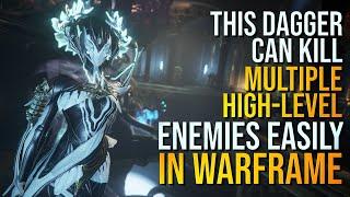 This WARFRAME DAGGER is now a great room-clearing weapon after WHISPERS IN THE WALLS