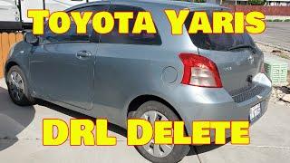 Eight Nine Garage - Yaris Daytime Running Light Disable Delete - EP22