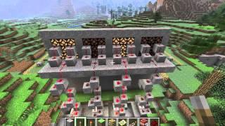 How to build a calculator with logic gates in Minecraft [Demo for MITx 6002x course]