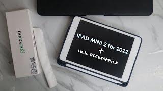 IPAD MINI 2 in 2022! + New accessories unboxing, goodojoq mini haul / Lazada Haul