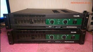 TCM PT-6002, TCM PT-5002L обзор ремонт усилителей Киев, усилитель класс AB, repair amplifier