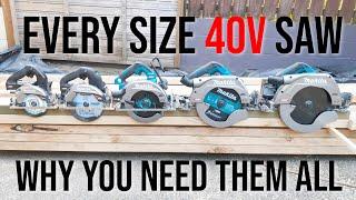 Makita 40v Circular Saws. Every Size and What Makes Them All SO Different. NOW YOU KNOW.