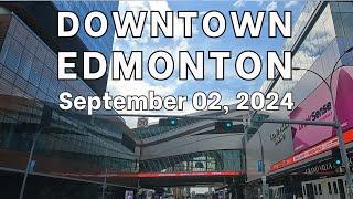 Driving in Downtown Edmonton  Alberta Canada | maplesnaps