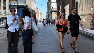 Helsinki Summer 2024 ️ A Stunning 4K Walking Tour Through Finland's Capital 