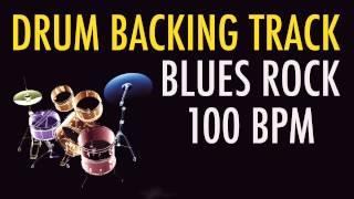 Drums Only Backing Track - Blues Rock 100 BPM