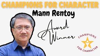 Mann Rentoy - Champions For Character 2022