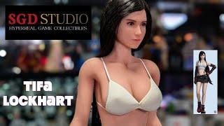 SGD Studio Hyperreal Game Collectibles Tifa Lockhart 1/2 Silicone Statue Figure Dynamic Arts