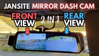 How to Install the Jansite Rear View Mirror Dash Cam and how does it work?