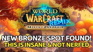 NEW SOLO BRONZE FARM - THIS SPOT IS INSANE! MoP Remix | WoW Guide