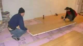 Easy way to insulate your concrete floor..Sing Honeycomb Panels