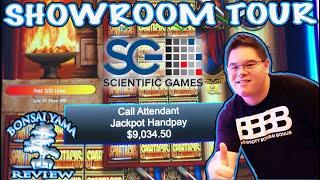 SCIENTIFIC GAMES SLOT MACHINE SHOWROOM TOUR LAS VEGAS